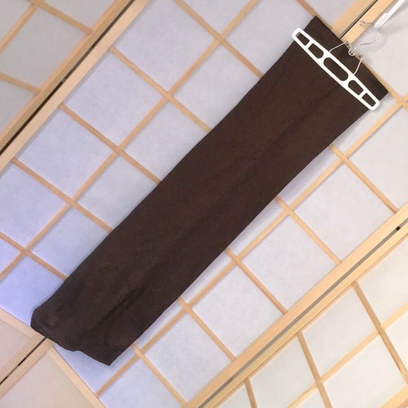 Cache Chocolate Brown Bronze Linen Pants Sz 12 - Picture 6 of 11